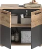 Xonox.Home Mason Waschbecken Unterschrank in Nox Oak / Grau Produktbild-Vorschau 2