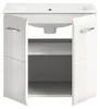 Ice meuble sous lavabo avec lavabo 2 portes blanc brillant, Voir les images du produit 3