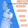 CodiCile Trinkflasche 1L mit Strohhalm & Zeitmarkierung, Produktbild-Vorschau 5