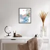 Gerahmtes Poster - Schwarzer Rahmen - Wellen Berge Fee - Produktbild-Vorschau 6