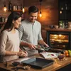 Set di stampi da forno Relaxdays, 4 pezzi, stampo per Anteprima dell’immagine prodotto 5