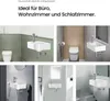 A collage of images showing different bathroom and office settings with small ceramic sinks. Anteprima dell’immagine prodotto
