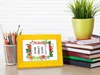 MG Design Bilderrahmen 10 x 15 cm - Farbe Gelb, aus Holz, Produktbild-Vorschau 2