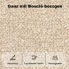 Lot de 2 tabourets de bar Duhome en bouclé et métal, avec Voir les images du produit 6
