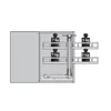 GTV - Eckauszug MovixPro für Schrank 450 mm anthrazit RAL Produktbild-Vorschau 5