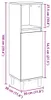 VidaXL 857108, Drewno, Drewno, 300 mm, 300 mm, 1000 mm, 1 Podgląd zdjęcia produktu 8