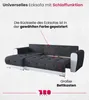 BroMARKT Ecksofa DOMI Schlaffunktion Bettkasten L-Form Produktbild-Vorschau 6