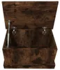 vidaXL Truhlica Smoked Oak 50x30x28 cm odvodený výrobok z Náhľad obrázku produktu 7
