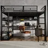 MODFU Lit Mezzanine Double 140x200 cm - Avec Nombreux Voir les images du produit 3