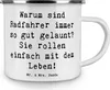 Mr. & Mrs. Panda becher emaille Spruch Radsport Glück - Produktbild-Vorschau 3