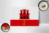 Holzschild Flagge Gibraltars 18x12 cm flag of Gibraltar Produktbild-Vorschau 3