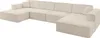 ALTDECOR Ecksofa in U-Form IREA-U2-v4 386x165x77 cm Beige Produktbild-Vorschau 2