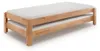 Stapelbett 90x200cm 'Dubi' Buche massiv natur geölt Produktbild-Vorschau 3