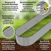 TTL GARDEN Hochbeet SPIRIT XL 320x80x45cm Silber – Metall Produktbild-Vorschau 3