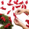 com-four® 25x Streudeko, dekorative Zweige mit Beeren, Produktbild-Vorschau 2