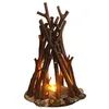 LED Nachtlicht – Dimmbares Holz-Lagerfeuer Design mit 3 Produktbild-Vorschau 1