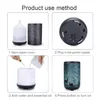 BOT Diffuseur d'arôme SDM1 motif forêt - noir 300ml Voir les images du produit 4