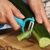 com-four® 2-teiliges Set aus Keramik Schäler und Messer - Produktbild-Vorschau 2
