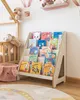 Stojící Regál Montessori pro děti Bílý – Velká Knihovna na Náhled obrázku produktu 3