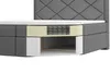 A cutaway view of a boxspring bed showing its internal structure. Produktbild-Vorschau