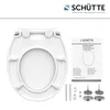 Sedile per WC SCHÜTTE Duroplast SLIM WHITE, sedile per WC Anteprima dell’immagine prodotto 9