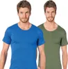 2 Stück Herren T-Shirts kurzarm Unterhemd Rundhals 100% Produktbild-Vorschau 2