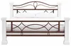 Bett Byzanz 200x200 Massivholz weiß Produktbild-Vorschau 7