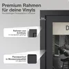 K-Möbel Rám na gramofónové platne Čierna sada 2 ks 40x60cm Náhľad obrázku produktu 4