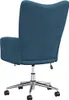 vidaXL Fauteuil relax bleu velours Voir les images du produit 4