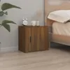 vidaXL Nástenný nočný stolík Brown Oak Optics 50x30x47 cm Náhľad obrázku produktu 1