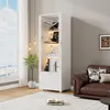 Merax Hochglanz Vitrine mit LED-Beleuchtung, Produktbild-Vorschau 2