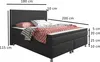 Inter Handels Boxspringbett King Size 180x200 - Produktbild-Vorschau 7