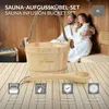 LuxeBath Saunazubehör-Set aus massivem Kiefernholz 2-tlg Produktbild-Vorschau 2