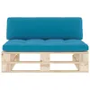 Outdoor-Mittelsofa Paletten Imprägniertes Kiefernholz Produktbild-Vorschau 3