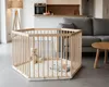 WEBABY - Parc bébé en bois hexagonal ALVEO  - 125 x 106 x Voir les images du produit 2