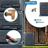 4rain SLIM STONE DECOR réservoir mural 510 litres gris Voir les images du produit 4