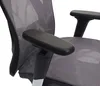 A close-up view of the armrest and mesh back of an office chair. Náhled obrázku produktu
