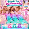 3-teiliges Meerjungfrauen-Set für Kinder – Kuscheldecke mit Produktbild-Vorschau 7
