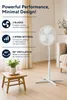 Opviq, stojací ventilátor Kumtel KTF-290, biela farba, 100% Náhľad obrázku produktu 1