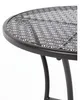 Bolero runder Bistrotisch in schlankem Design Stahl schwarz Produktbild-Vorschau 5