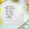 Mr. & Mrs. Panda Postkarte Spruch 2023 Geburtstag Stern - Produktbild-Vorschau 3