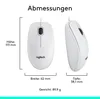 Logitech M100, Beidhändig, Optisch, USB Typ-A, 1000 DPI, Produktbild-Vorschau 18
