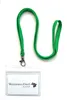 1x Ausweis-Set Ausweisset Umhängeband GRÜN Lanyard Produktbild-Vorschau 2