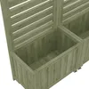 Merax Pflanzkübel mit Spalier und Rollen, Blumenkasten aus Produktbild-Vorschau 14