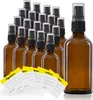 20 x 50ml Pumpspender-Flasche, Lotionsflasche, Braunglas Produktbild-Vorschau 1