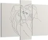 Bild auf Leinwand - Leinwandbild - 3 Teile - Art. Linie Produktbild-Vorschau 1