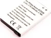 A white battery with black text and symbols on a white background. Produktbild-Vorschau
