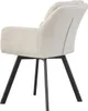 xonox.home Stuhl 2er Set Sophie Chenille-Optik creme Produktbild-Vorschau 5