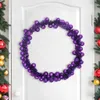 vidaXL Weihnachtskugelgirlande Lila 186 cm Polystyrol Produktbild-Vorschau 3