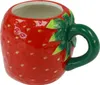 Tasse Erdbeere Keramik 14cm Rot Produktbild-Vorschau 3